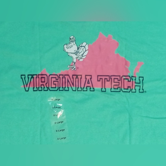 Virginia Tech Hokies Turkey t-shirt NEW nwt HOKIEBIRD college football - Picture 10 of 10